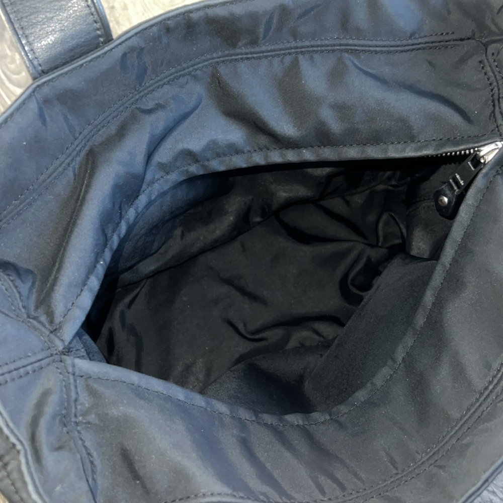Hermes Black Nylon Canvas Tote Bag - Picture 3 of 6